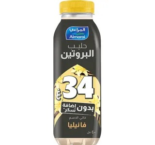 34G No Added Sugar Vanilla Protein Milk 400Ml