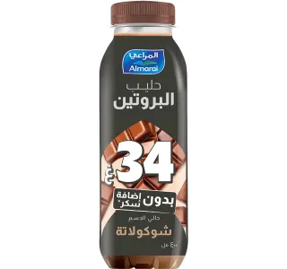 34G No Added Sugar Chocolate Protein Milk 400Ml